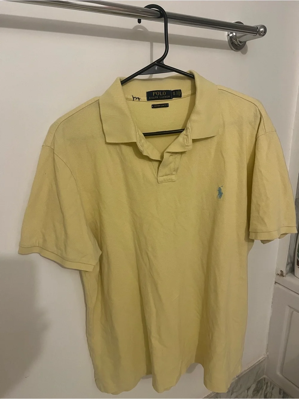 Ralph Lauren Men’s Pale Yellow Classic Polo